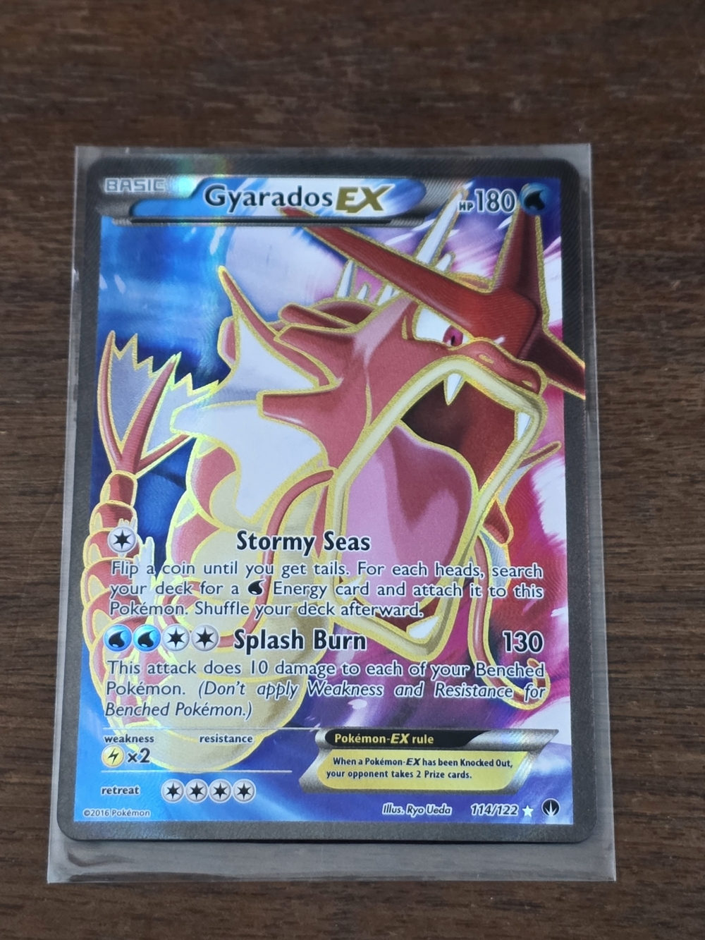Pokemon Tcg Gyarados EX #114 - BREAKpoint -  holo Rare 114/122 Card